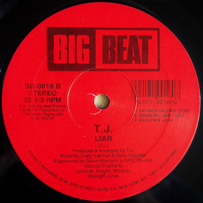T.J. : Liar (12")