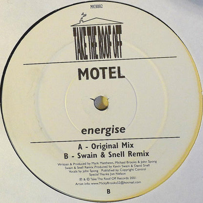 Motel (2) : Energise (12")