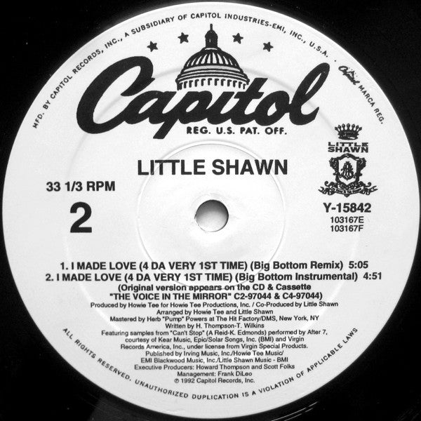 Little Shawn : I Made Love (4 Da Very 1st Time) (12")