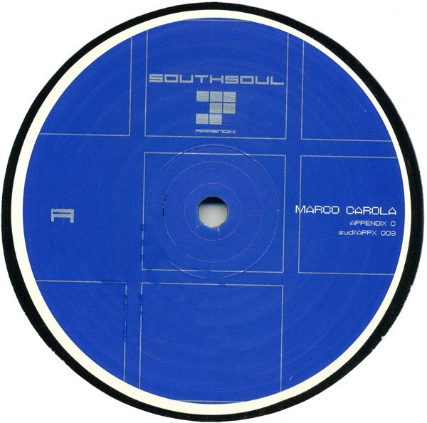 Marco Carola : Appendix C (12")