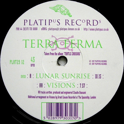 Terra Ferma : Lunar Sunrise / Visions (12")