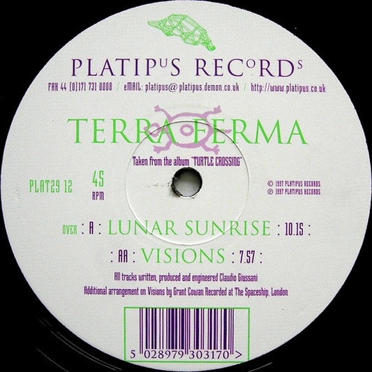 Terra Ferma : Lunar Sunrise / Visions (12")