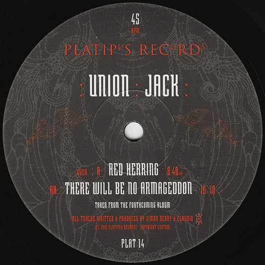 Union Jack : Red Herring / There Will Be No Armageddon (12")