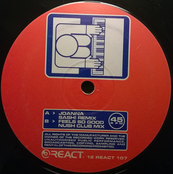 Mrs. Wood : Joanna / Feels So Good (12")