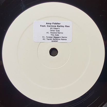 Amp Fiddler Feat. Corinne Bailey Rae : If I Don't (12", Promo, W/Lbl, Sta)