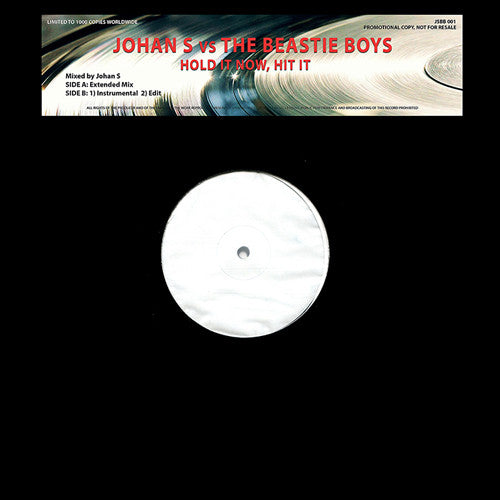 Johan S. Vs. Beastie Boys : Hold It Now, Hit It (12", Ltd, Unofficial, W/Lbl)