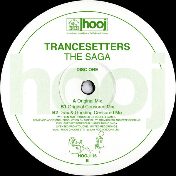 Trancesetters : The Saga (12", 1/2)