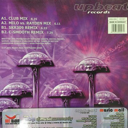 DJ Milo Meets DJ Rayden : I Take U There (12")