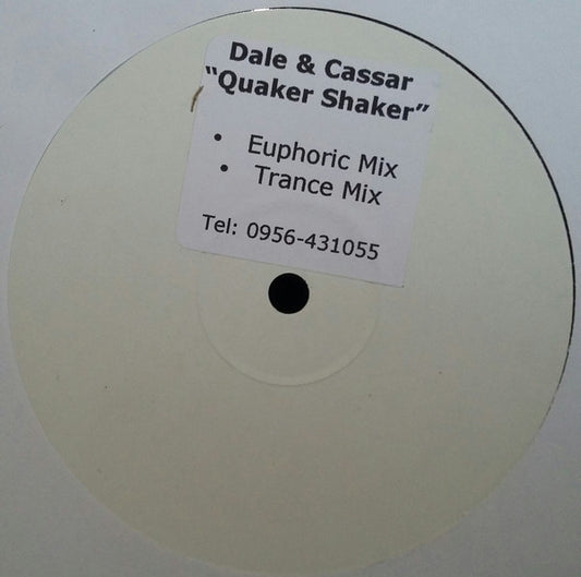 Dale & Cassar : Quaker Shaker (12", Single, W/Lbl, Sti)