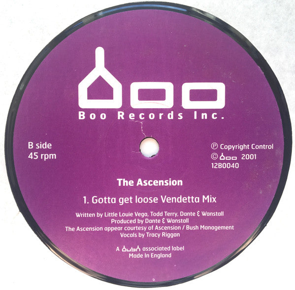The Ascension : Keep On Pumpin It Up (12")