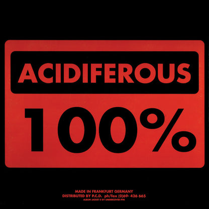 100% Acidiferous : Worldisorder / Nu Horizons (10")