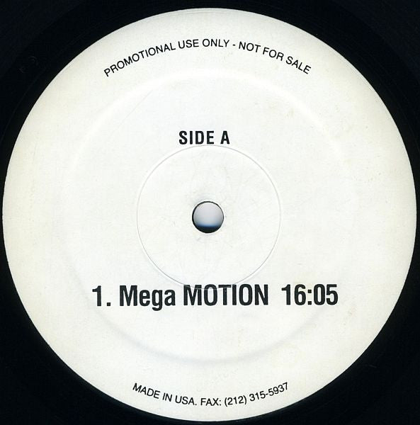 Degrees Of Motion : Mega MOTION / Celebrate (12", Promo)
