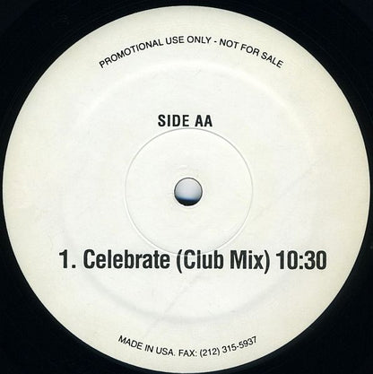 Degrees Of Motion : Mega MOTION / Celebrate (12", Promo)