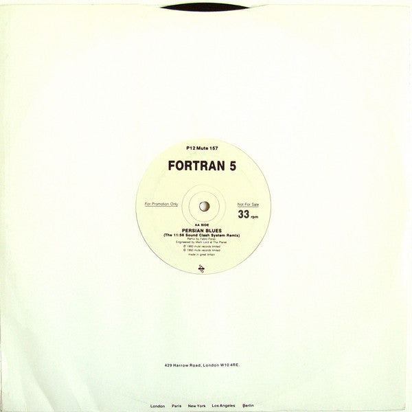 Fortran 5 : Persian Blues (12", Promo)