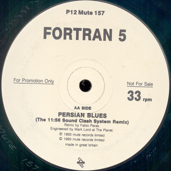 Fortran 5 : Persian Blues (12", Promo)