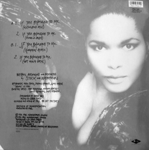 Nancy Davis (2) : If You Belonged To Me (12")