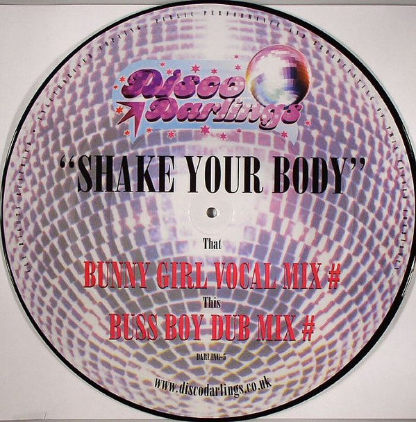Disco Darlings : Shake Your Body (12", Pic)