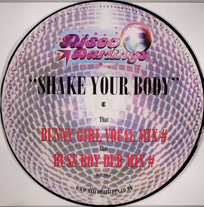 Disco Darlings : Shake Your Body (12", Pic)