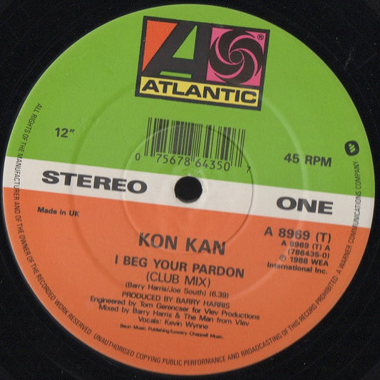 Kon Kan : I Beg Your Pardon (12", Gen)