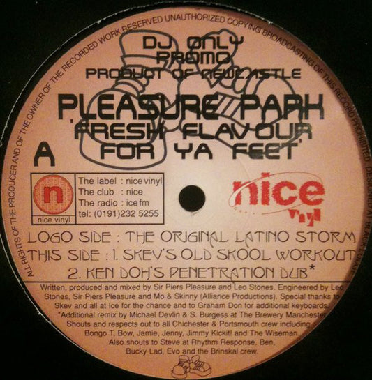 Pleasure Park : Fresh Flavour For Ya Feet (12", Promo)