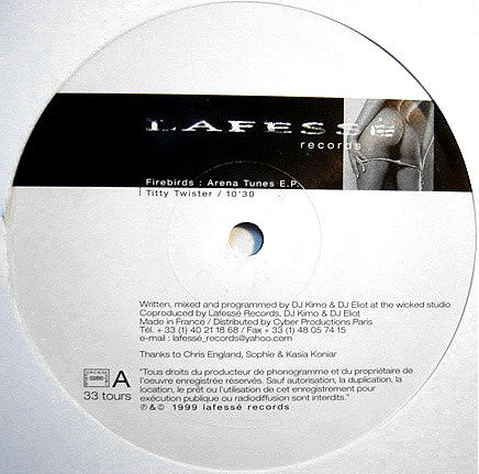 Firebirds : Arena Tunes E.P. (12", EP)