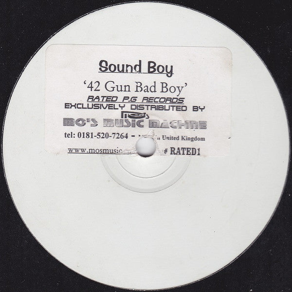 Sound Boy : 42 Gun Bad Boy (12", W/Lbl, Sti)
