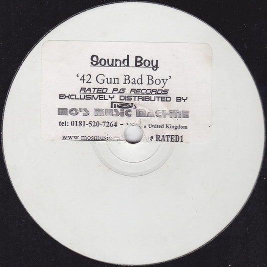 Sound Boy : 42 Gun Bad Boy (12", W/Lbl, Sti)