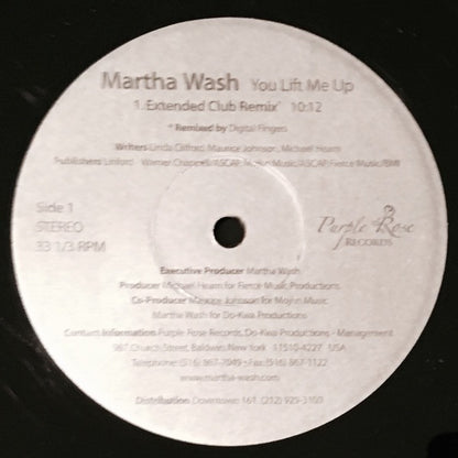 Martha Wash : You Lift Me Up (12")
