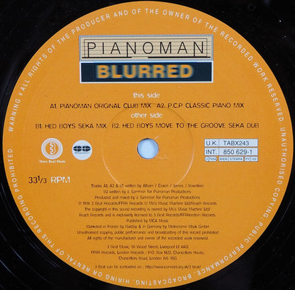 Pianoman : Blurred (12")