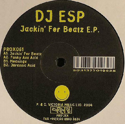 DJ ESP : Jackin' Fer Beatz E.P. (12", EP)