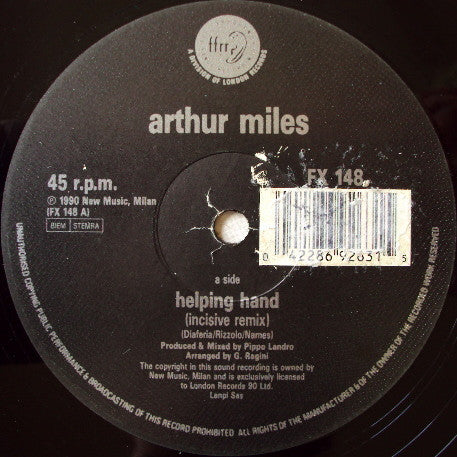 Arthur Miles : Helping Hand (Incisive Remix) (12")