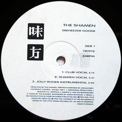The Shamen : Ebeneezer Goode (12")