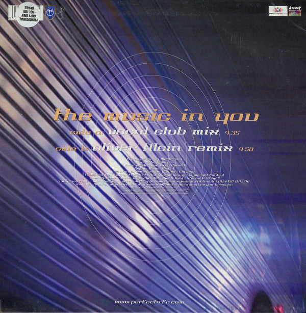 Monoboy Feat. Delores : The Music In You (12")