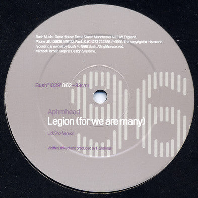 Aphrohead : Legion (For We Are Many) (12")