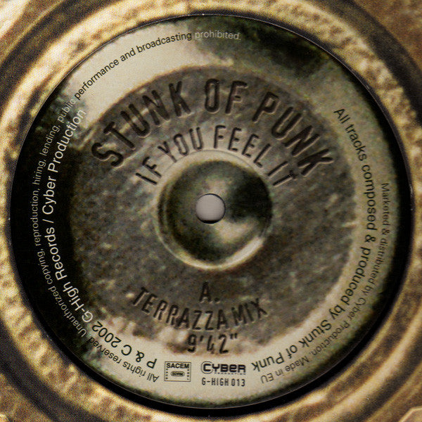Stunk Of Punk : If You Feel It (12")