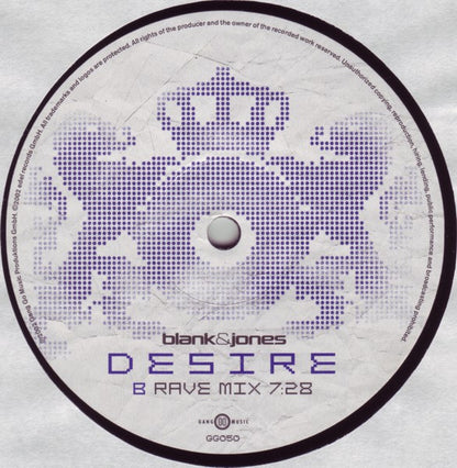 Blank & Jones : Desire (Part 1) (12")