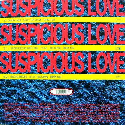 Camouflage : Suspicious Love (12", Single)