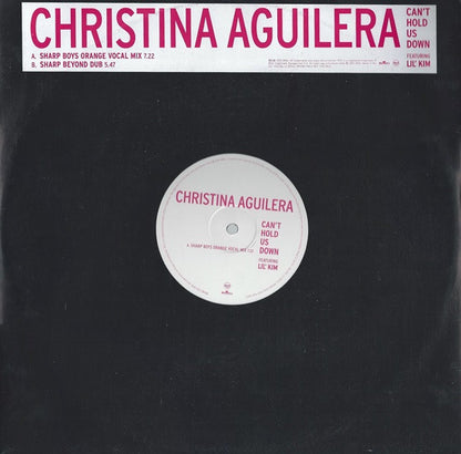 Christina Aguilera Featuring Lil' Kim : Can't Hold Us Down (12", Single, Promo)
