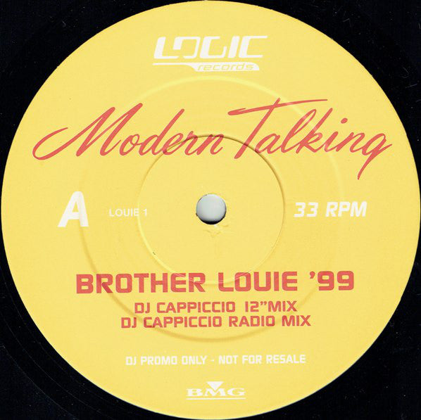 Modern Talking : Brother Louie '99 (12", Promo)