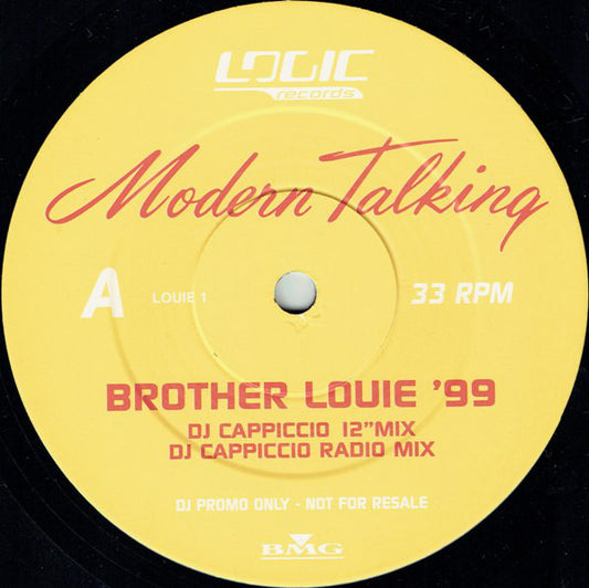 Modern Talking : Brother Louie '99 (12", Promo)