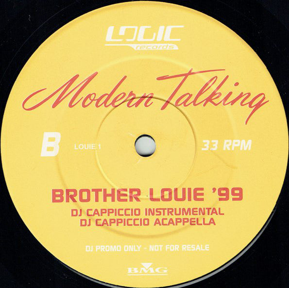 Modern Talking : Brother Louie '99 (12", Promo)