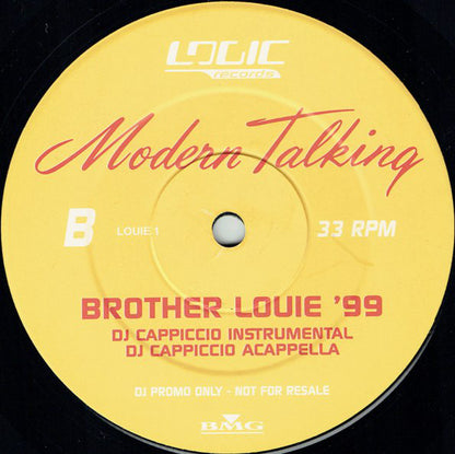 Modern Talking : Brother Louie '99 (12", Promo)