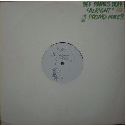 Def Dames Dope : It's Ok, All Right (12", W/Lbl)