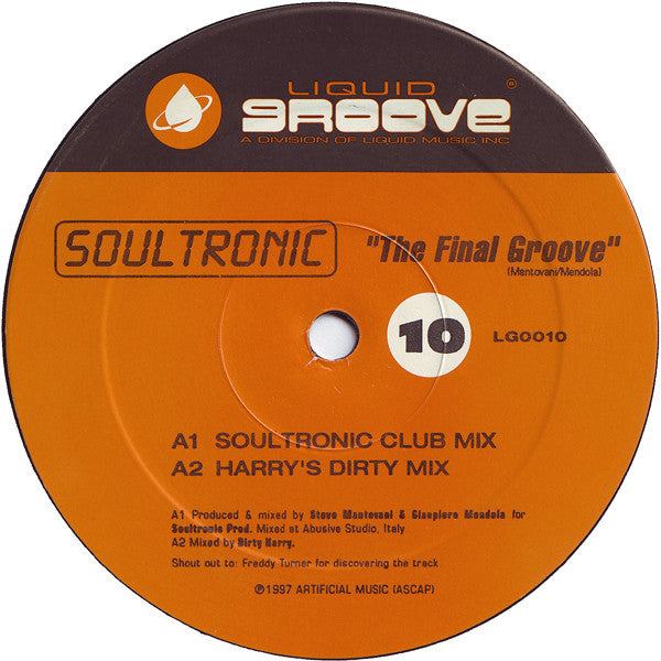 Soultronic : The Final Groove (12")