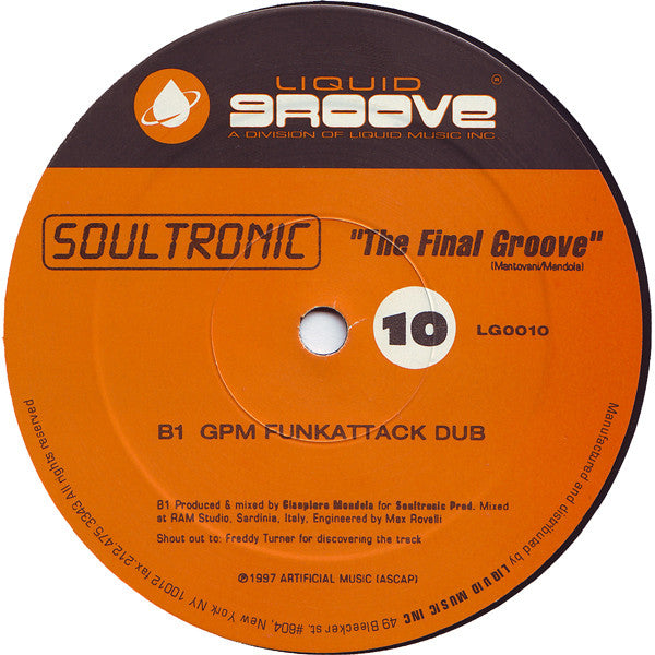Soultronic : The Final Groove (12")