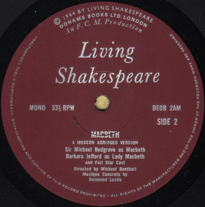 William Shakespeare : Macbeth (LP, Mono)