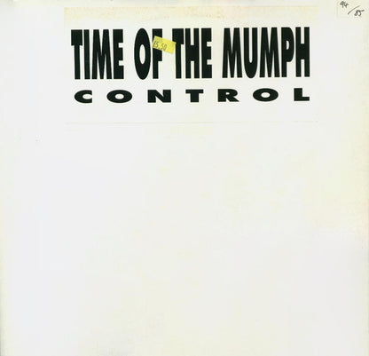 Time Of The Mumph : Control (12", Promo, W/Lbl)