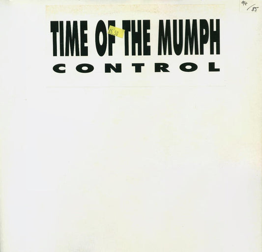 Time Of The Mumph : Control (12", Promo, W/Lbl)
