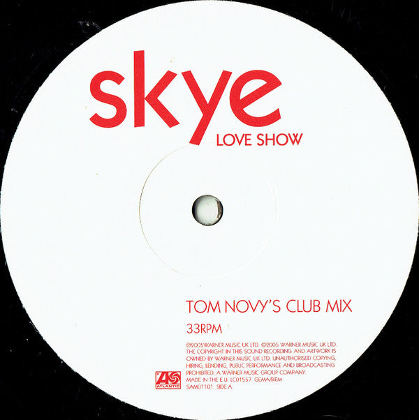 Skye (6) : Love Show (12", Promo)