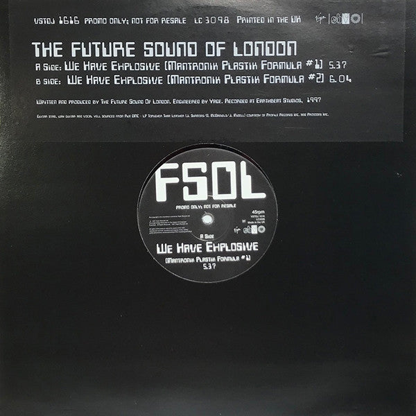 FSOL* : We Have Explosive (12", Promo)